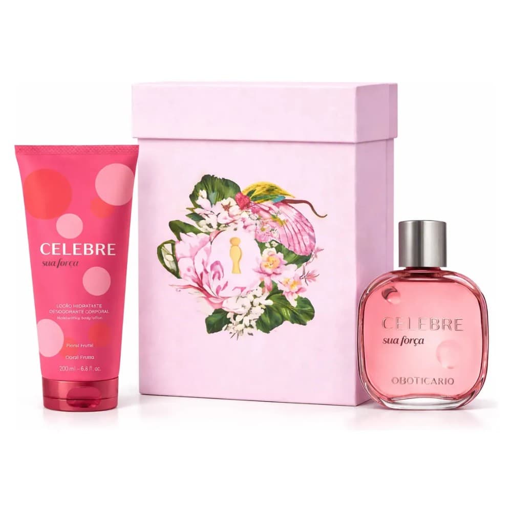 O Boticário Celebre Sua Força Colônia 100ml +loção 200ml