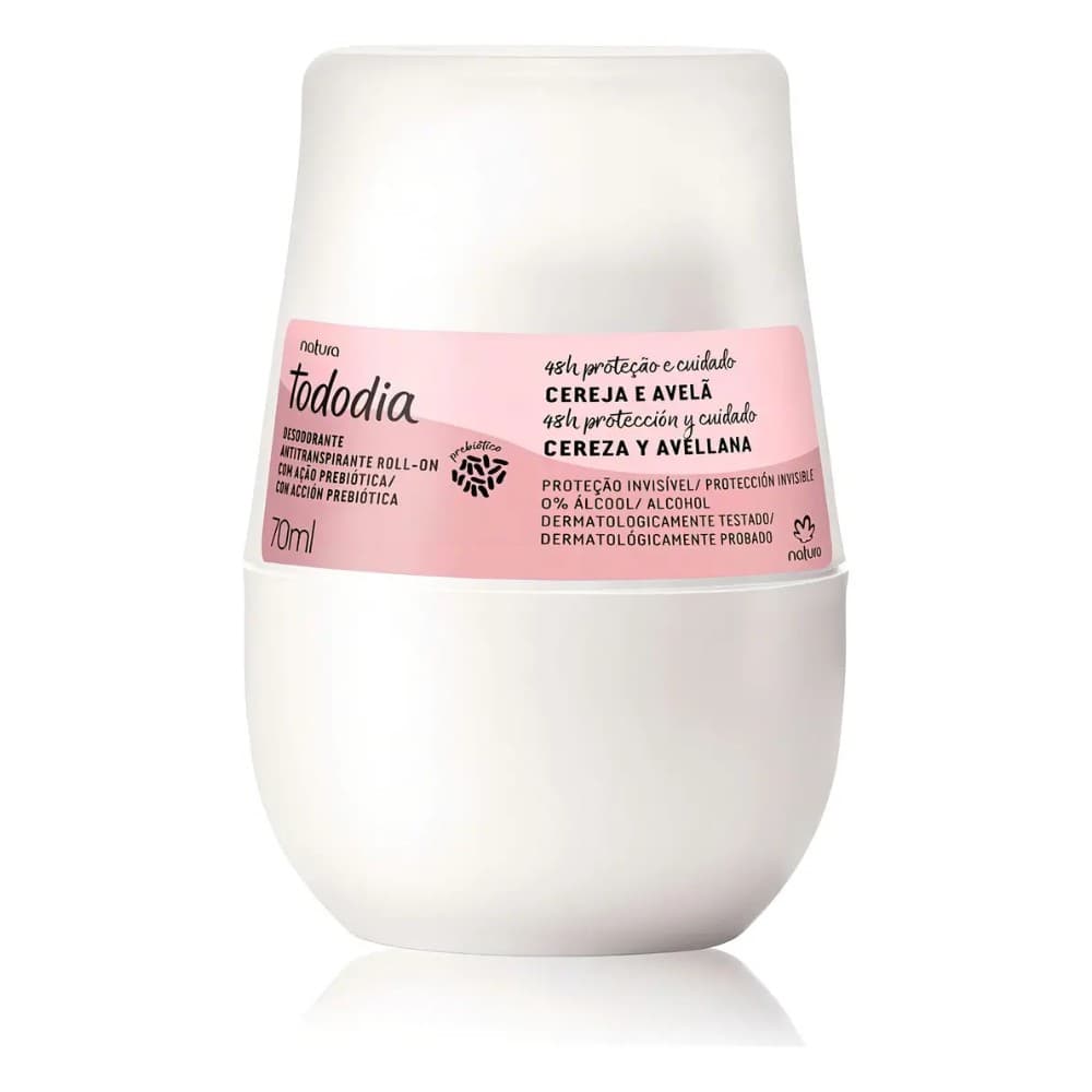 Desodorante Roll-on Natura Tododia Cereja E Avelã 70ml
