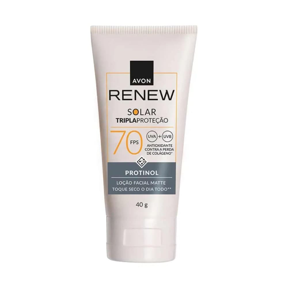 Avon Protetor Solar Renew Fps70 Com Protinol 40g