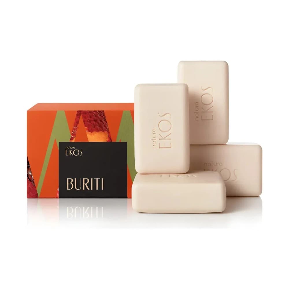 Sabonete Em Barra Cremoso Natura Ekos Buriti 4un 100g